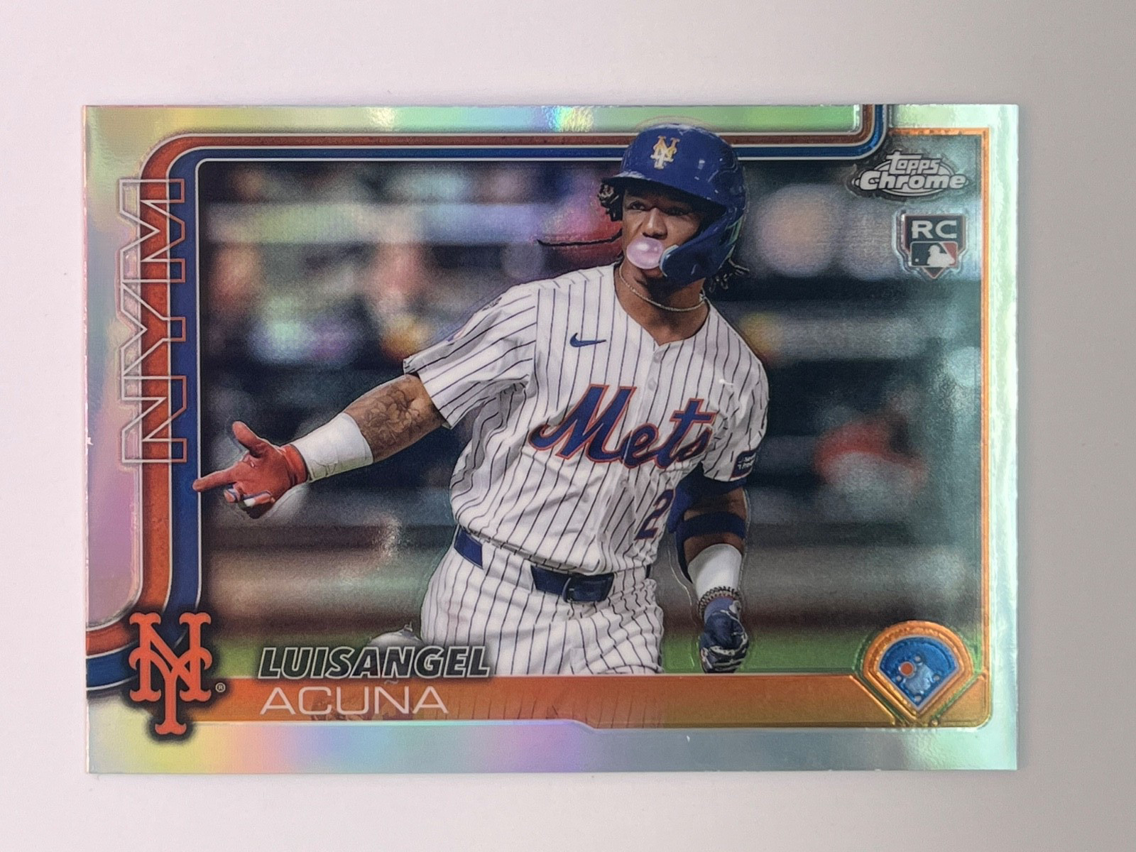 2025 Topps Chrome Luisangel Acuna Image Variation RC Refractor #56 (C)
