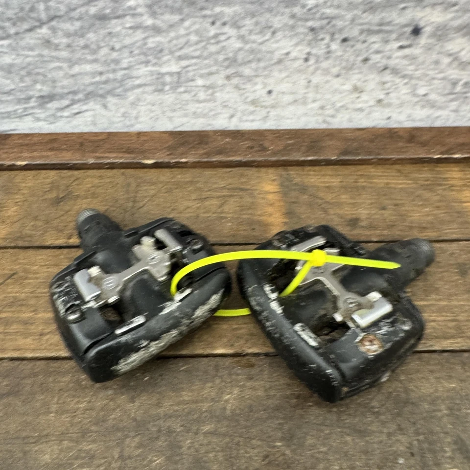 De colección Shimano Deore XT SPD PD-M737 Pedales MTB Sin Clip Negro Par 9/16 pulgadas Foto 4 de 4