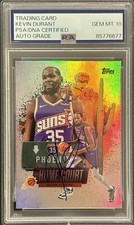 2025 Topps KEVIN DURANT Home Court Advantage PSA Auto 10 Card HCA-6 NBA Signed