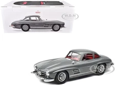 1954 MERCEDES-BENZ 300 SL GRAPHITE GRAY 1/12 DIECAST MODEL CAR BY NOREV 123852