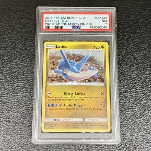 PSA 7 - Latios SM136 - Black Star Promo 2018 - English - Pokemon TCG