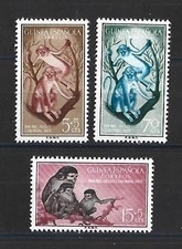 SPANISH GUINEA 1955. Complete series of 3 stamps **    (8585)