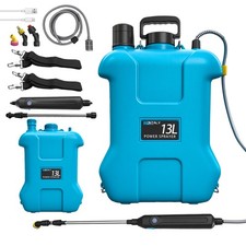 13L Electric Battery Pressure Sprayer, Rechargeable Backpack Cordless Knapsack