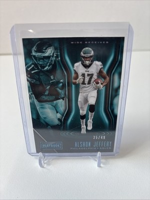2018 Panini Playbook Platinum #51 Alshon Jeffery /49 Philadelphia Eagles