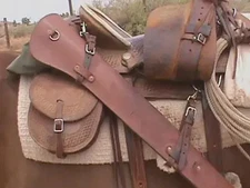 Full-Grain Leather Lever-Action Rifle Scabbard – Winchester, Marlin & Henry