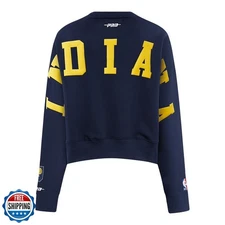 PRO STANDARD NBA Indiana Pacers Wingspan Crewneck Sweatshirt Midnight Navy