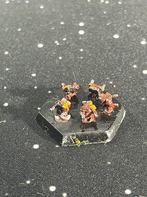 Hand Painted BattleTech Battle Armor Squad -3D Printed Resin Miniature (Red&Gld)