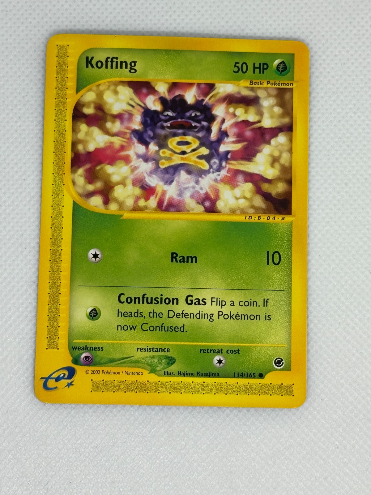 Pokémon TCG - KOFFING - 114/165 - E-Card Series: Expedition 2002 - NM/MINT