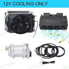 12v Underdash Air Conditioner Universal Cooling Electric Ac Unit Compressor Kit 12v Underdash Air Conditioner Universal Cooling Electric Ac Unit Compressor Kit