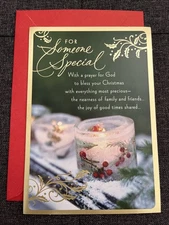 DaySpring Greeting Card For Someone Special Blessings Prayers Merry Christmas