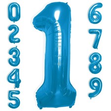 Endea Lifestyle 40 Inch Large Blue Number Balloon For Parties Celebrations