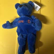 Wayne Gretzky 99 Blue Plush Beanie Bear NHL 1999 Salvinos Bammers USA