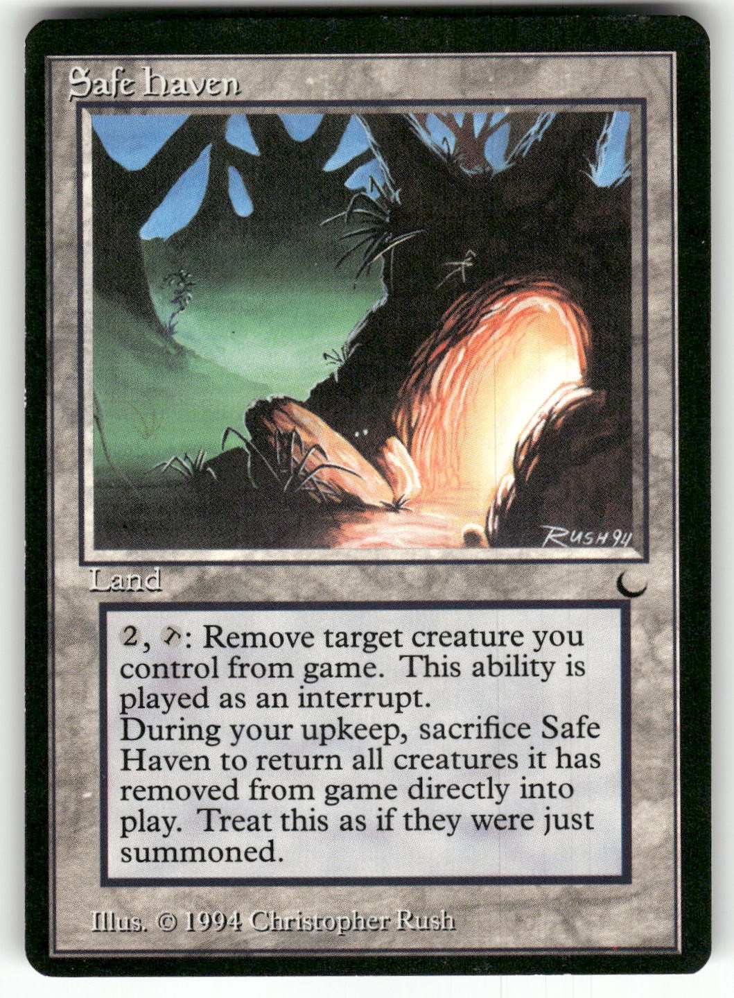 Safe Haven (LP) The Dark DRK Magic MTG