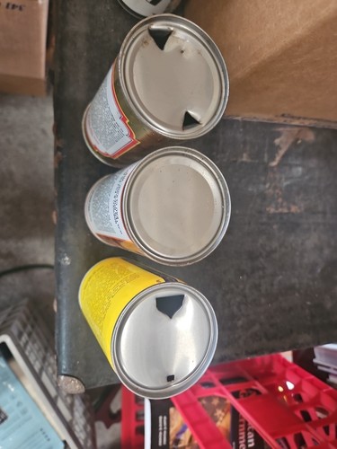 3 Bean & Bacon Days beer cans Walter Brewing Augusta Wis. bottom Opened flat top - Picture 5 of 5