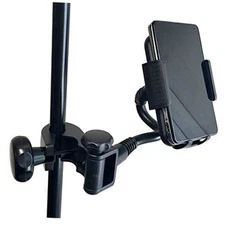 Accessory Basics Music Mic Microphone Stand Smartphone Mount w/Multi Angle 