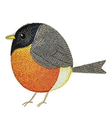 Nature Weaved in Threads, Amazing Baby Birds Kingdom [ Roly-Poly Robin] Embroide
