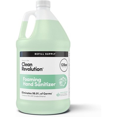 Foaming Hand Sanitizer, 128 Fl. Oz Refill Supply Container | Eliminates 99.9%