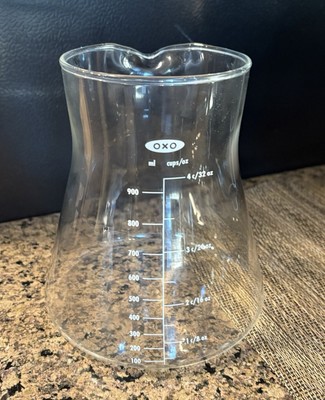 OXO Unique Beeker-Style Glass 4 Cup 900 ML Measuring Cup