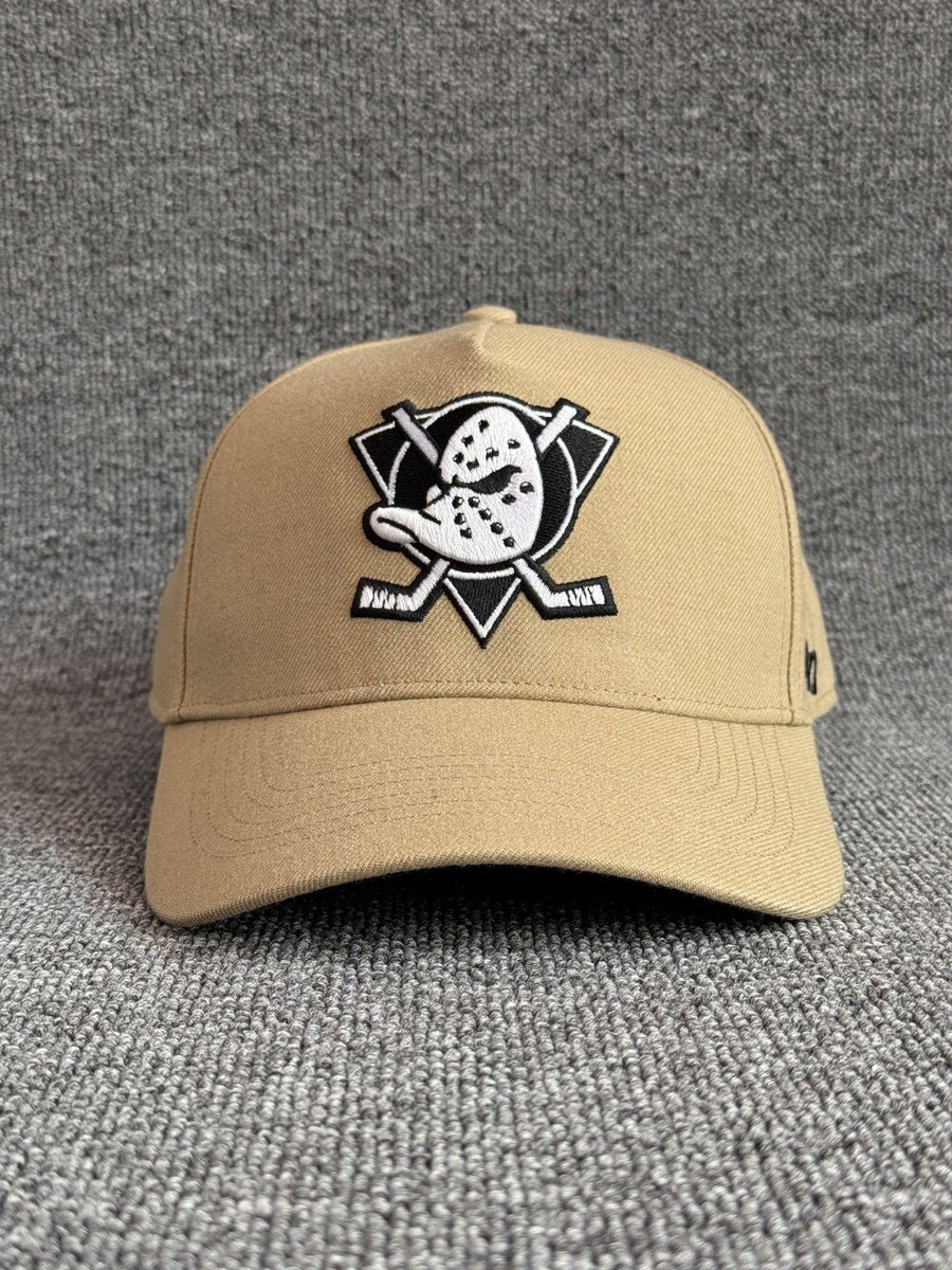 '47 Brand Anaheim Ducks NHL Khaki Snapback Curved Hat Cap