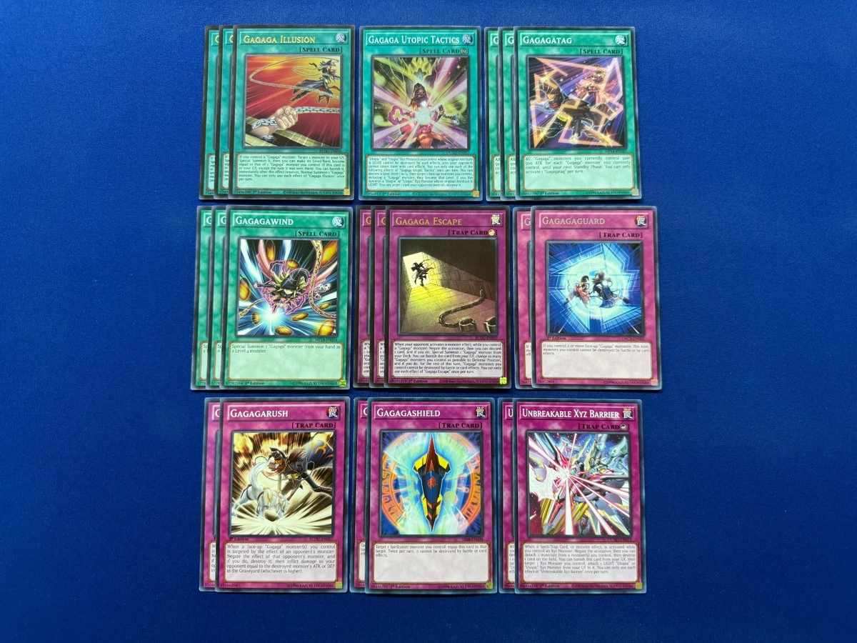 Yu-Gi-Oh! ZEXAL - Yuma Tsukumo's Complete Gagaga Xyz Deck