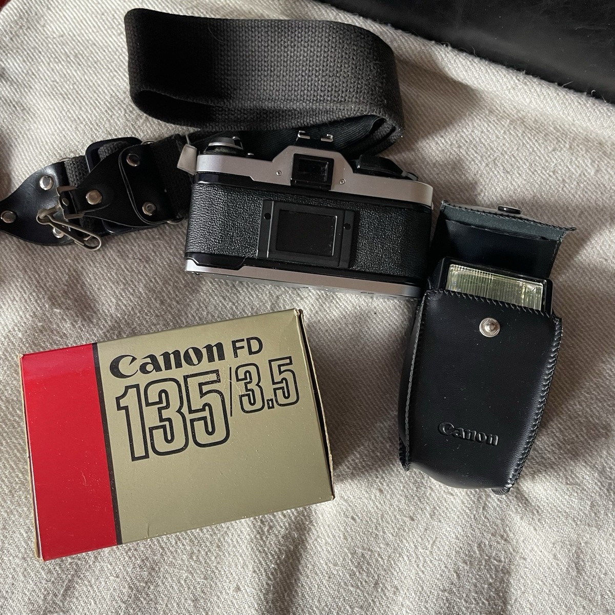 Canon AE-1 35mm SLR Camera, FD 135mm f/3.5 Lens | eBay