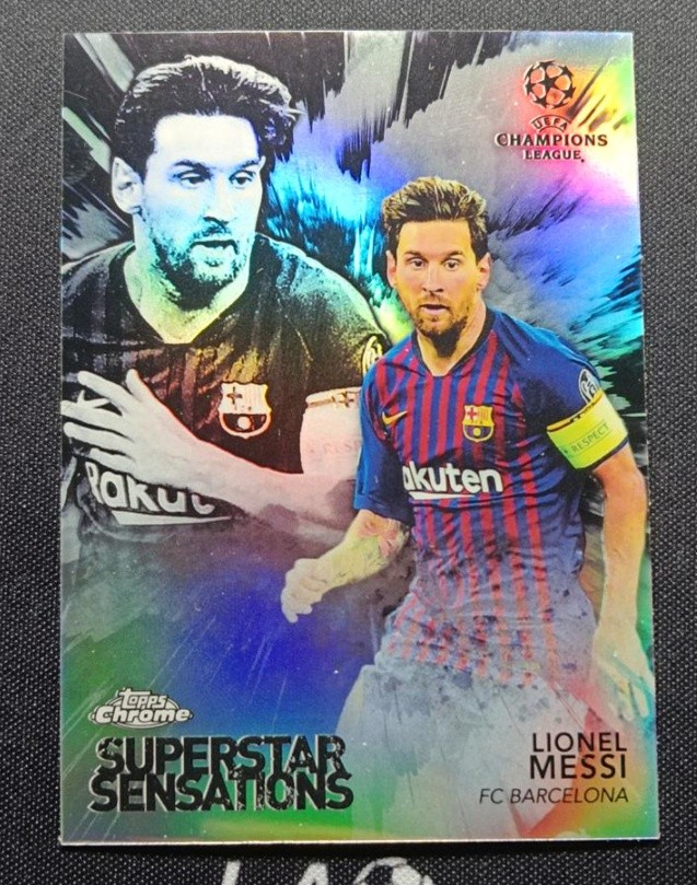 Lionel Messi 2018-19 Topps Chrome UEFA Superstar Sensations #SS-LM