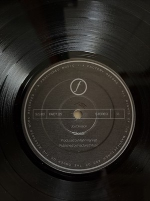 Joy Division - Closer LP - 1980 - Factory UK FACT.25 - VG+/VG with