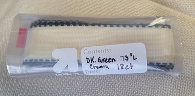 Aida 16-18 ct. Ribbon For Cross Stitch. 2 yards.