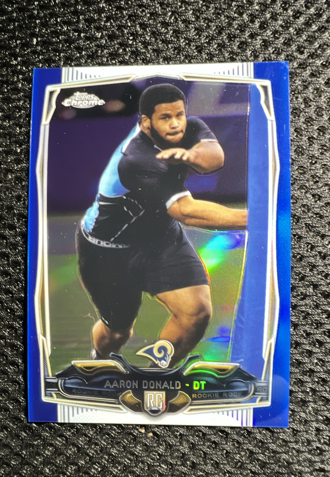 2014 Topps Chrome - Aaron Donald #175 Blue Refractor /199 (RC)