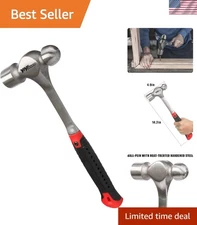 32oz Yiyitools Antivibe Ball Pein Hammer with Durable Alloy Steel Construction