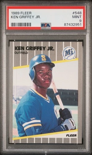 1989 Fleer #548 Ken Griffey Jr. PSA 9 RC