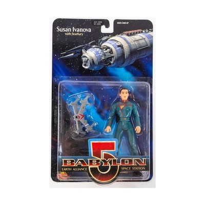 Exclusive P Babylon 5 To  Susan Ivanova w/Starfury - 6'' Action Figure (Blu New