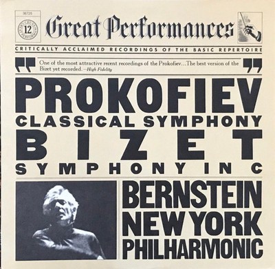 Sergei Prokofiev / Georges Bizet : Leonard Bernstein, New York Philharmonic, Cla