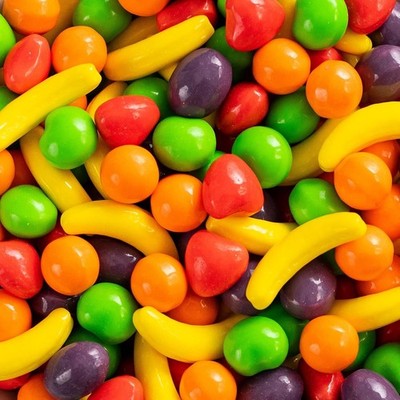 Runts Fruit Shaped Hard Candy 2 LBs Bulk Machine Candies