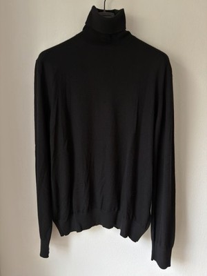Dior CD Icon Rollkragenpullover Kaschmirjersey in Schwarz XL Neupreis   1300