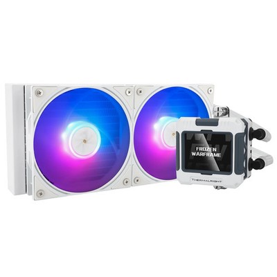 Thermalright Frozen Warframe 240 weiß ARGB LCD 240mm AIO Flüssigkeitskühler