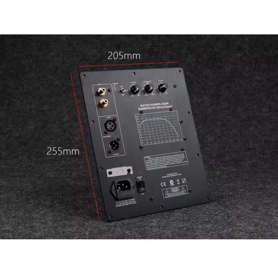 4-8Ω HiFi Subwoofer Amplifier Board Plate AC 110V/220V 200W For 8-12inch Speaker - Image 2 of 4
