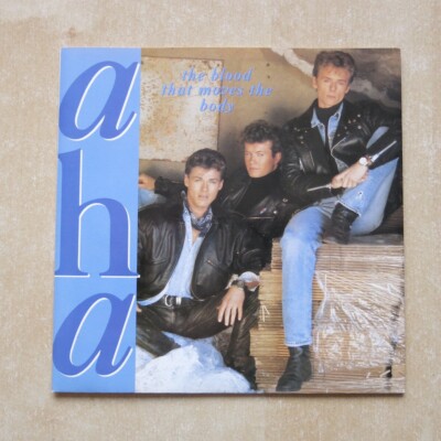 A-HA The Blood That Moves The Body / There's Never A Forever Thing UK 7'' 1988 Ex