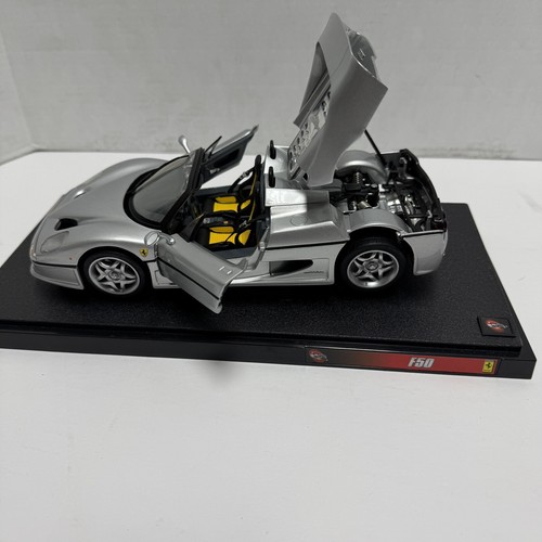 Hot Wheels 1:18 Ferrari F50 Silver - Picture 13 of 15