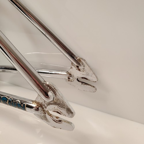 Rare Vintage 1996 Haro Bikes Basher Freestyle Frame & Fork Set 20" Chrome - Picture 7 of 12