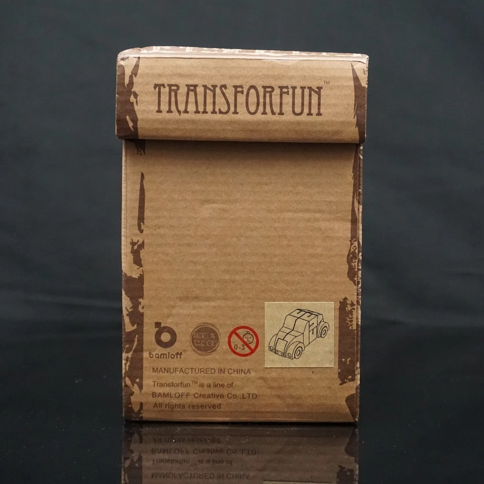 WooBot Transforfun Series #1 Wooden Transforming Robot/Car - New! - Image 2 of 4