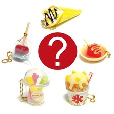 Realistic Mini Snack Food Toy Collectible 1 Random Miniature Keychain Figure