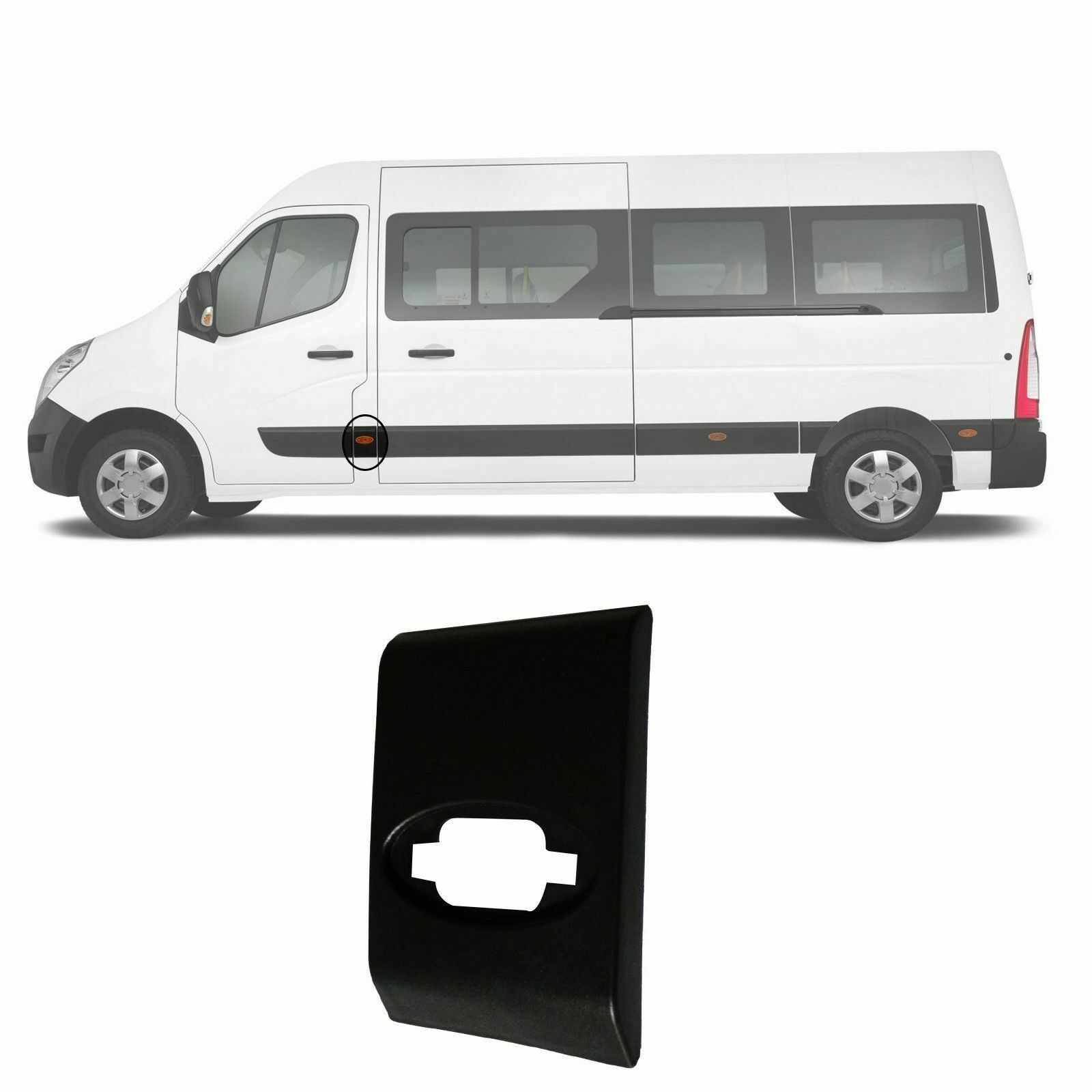 Opel/Vauxhall Movano 2010-2016 moulure latérale panneau avant droite ou gauche