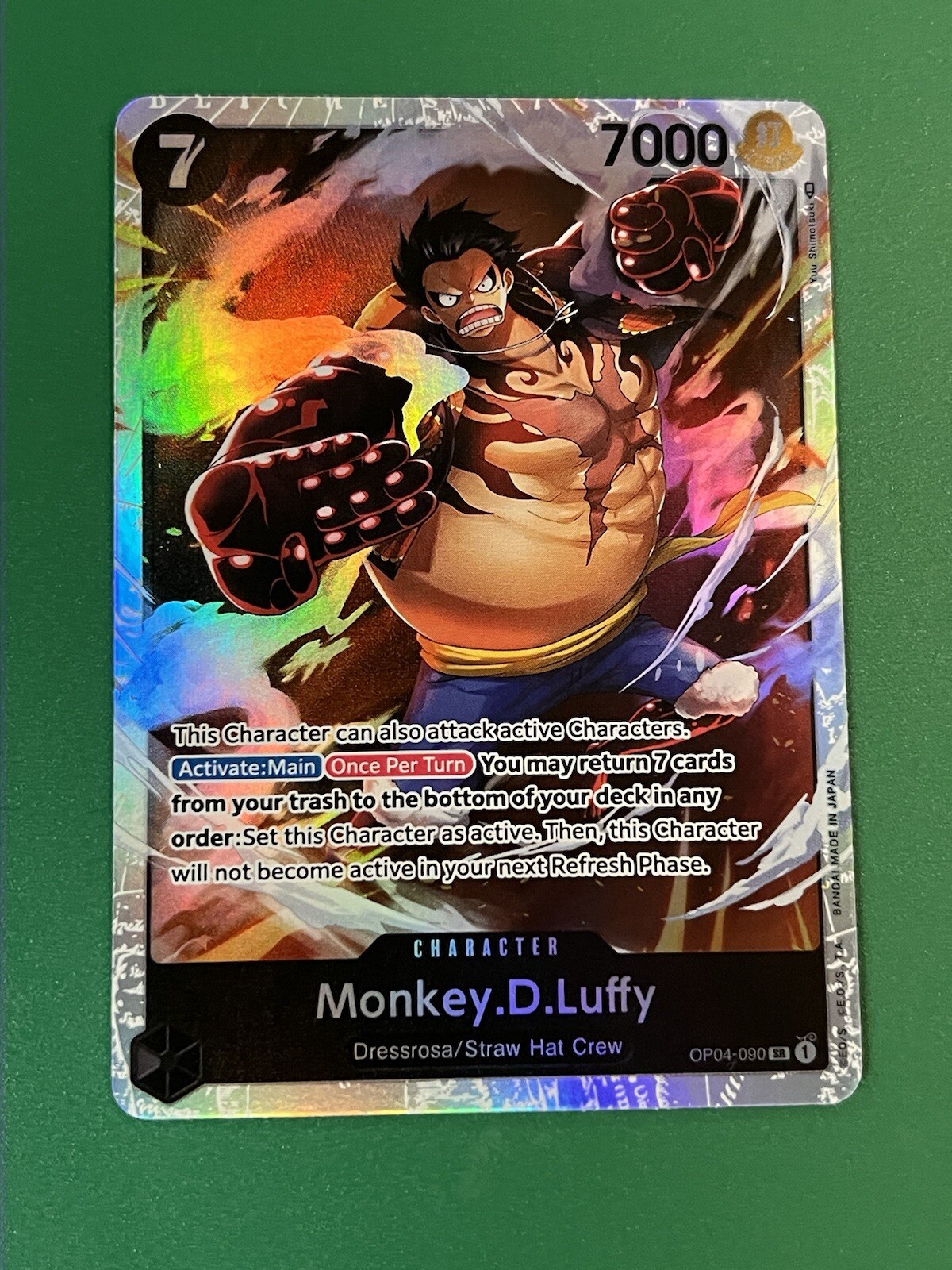 Monkey. D. Luffy (SR) OP04-090 ENG - One Piece Kingdoms of Intrigue