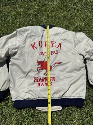 Vintage RARE 60s 70s Souvenir Military Army Korea Tour Jacket Vintage RARE 60s 70s Souvenir Military Army Korea Tour Jacket