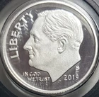 2019-S Gem Proof Silver Roosevelt Dime