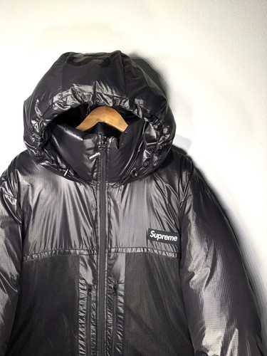 XXL Supreme Reversible Featherweight Down Puffer Jacket FW22 Black - Picture 5 of 9