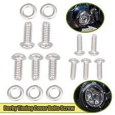 Derby & Timing Cover Bolts Screw Kit For Harley Dyna Super Glide Softail Fat Boy