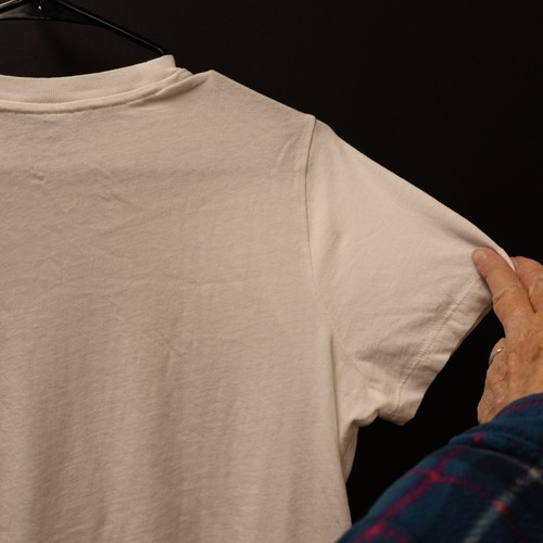 Madewell Womens White Boxy-Crop Tee Softfade Cotton Size XS - Picture 7 of 9
