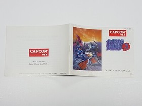 Mega Man 3 Authentic Original NES Nintendo Manual Only